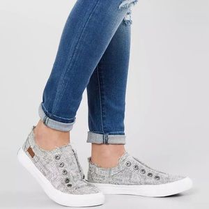 BLOWFISH MALIBU WOMEN’S PLAY SLIP ON SNAKESKIN SNEAKERS 7.5